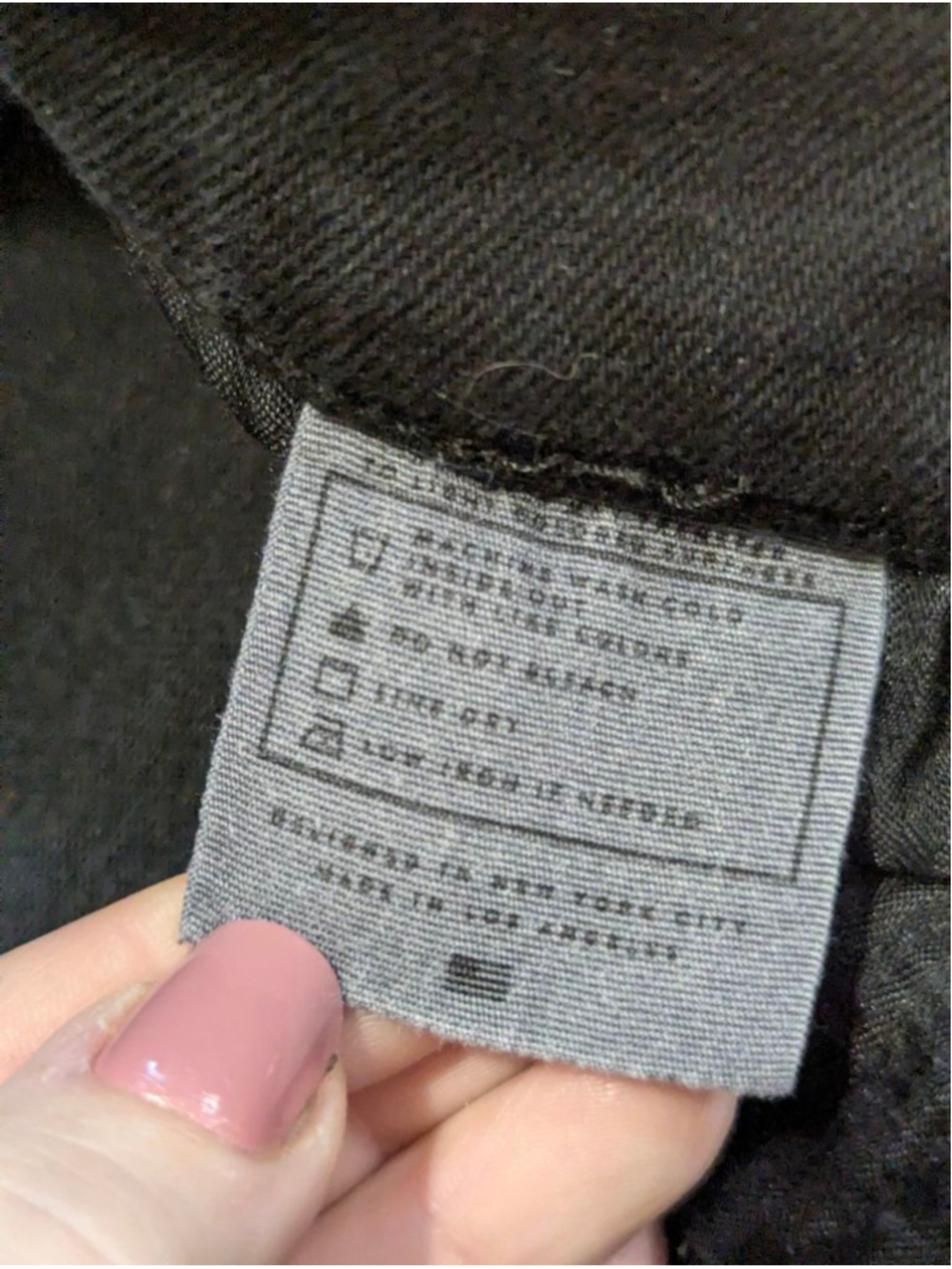 AYR The Rocker Black Ankle Cropped Jeans Size 28 - Picture 8 of 14